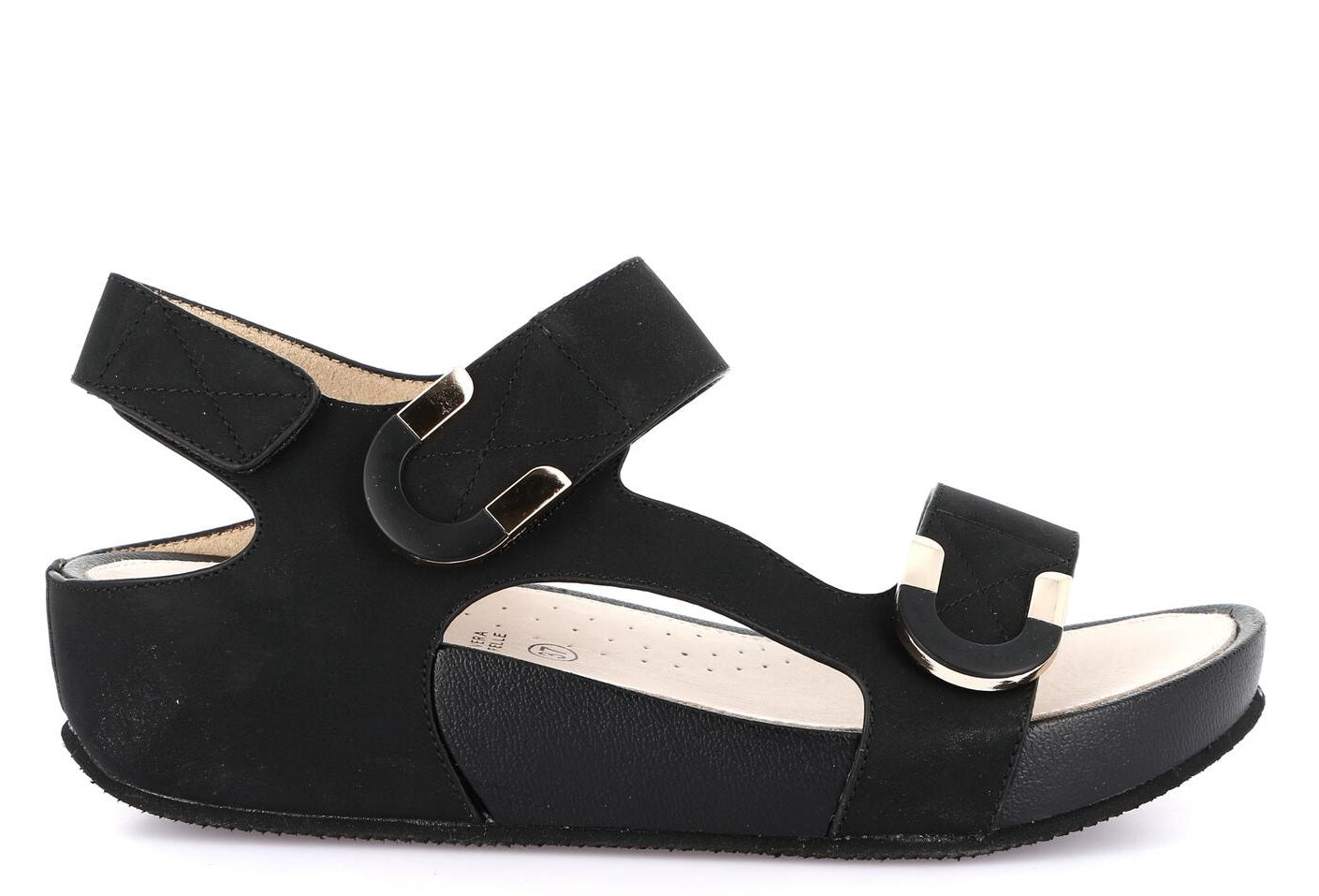 DIRA SA1996 NERO SANDALO DONNA