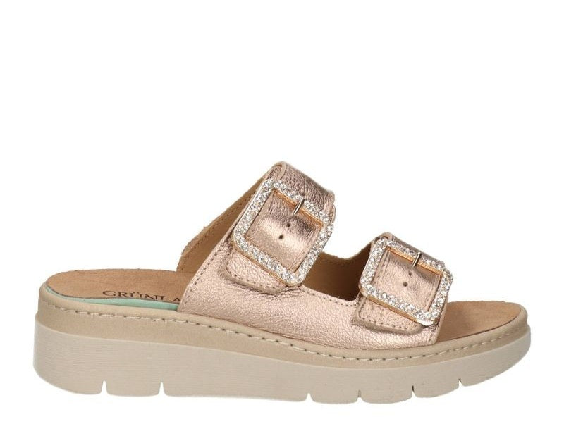 MOLL CE0774 PLATINO CIABATTA SANDALO DONNA