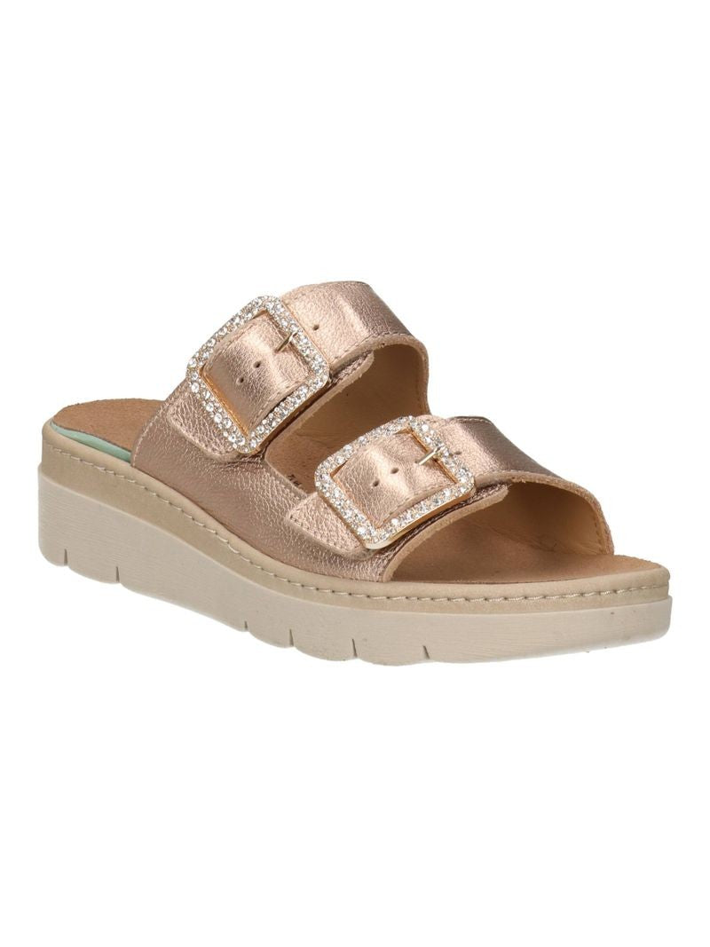 MOLL CE0774 PLATINO CIABATTA SANDALO DONNA