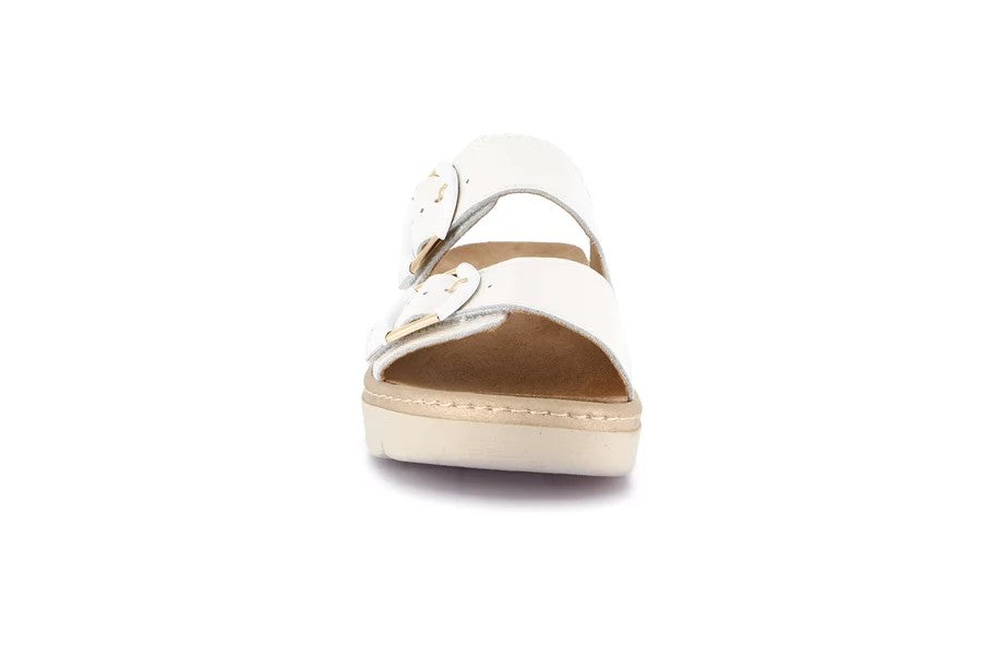 MOLL CE0773 BIANCO CIABATTA SANDALO DONNA