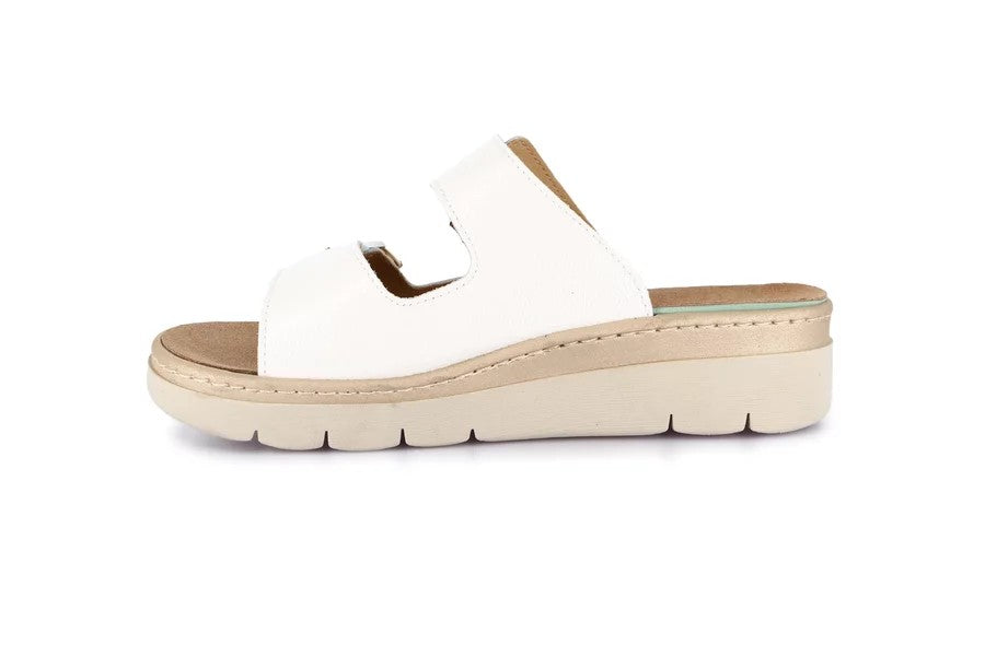 MOLL CE0773 BIANCO CIABATTA SANDALO DONNA