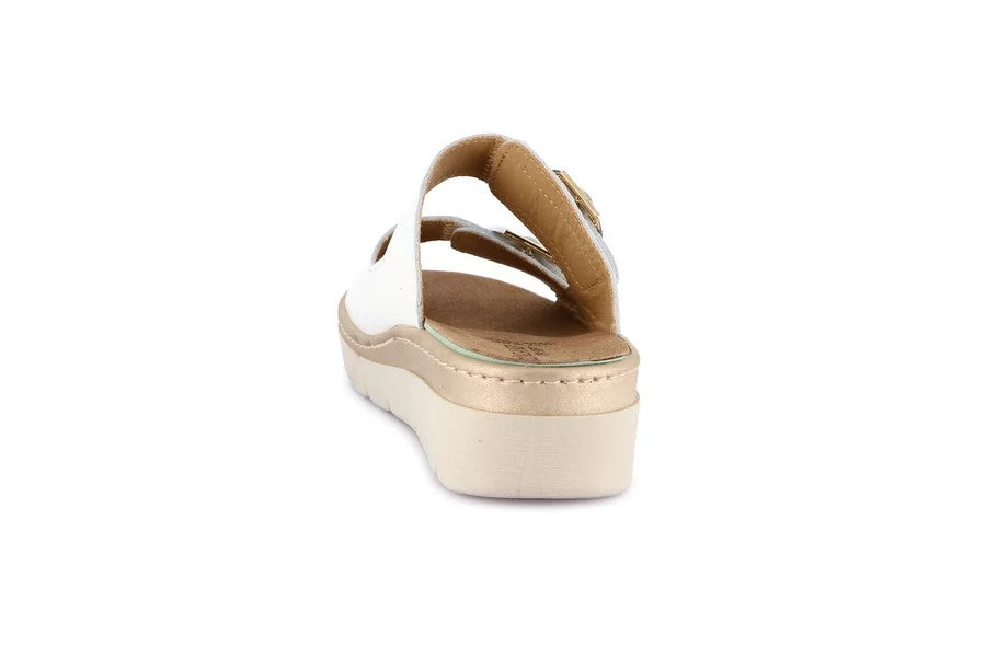 MOLL CE0773 BIANCO CIABATTA SANDALO DONNA