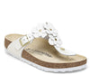 GIZEH FLOWERS BIANCO INFRADITO UNISEX CALZATURE