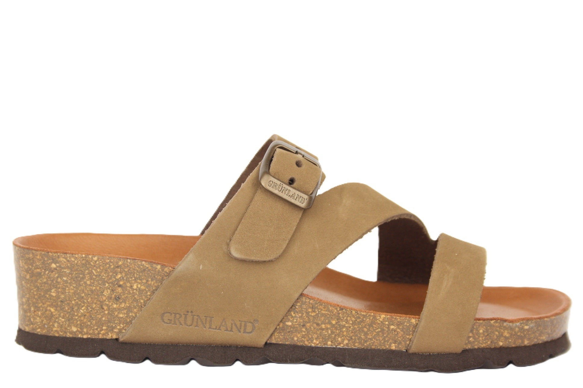 LEFT CB0540 MARRON CIABATTA SANDALO DONNA