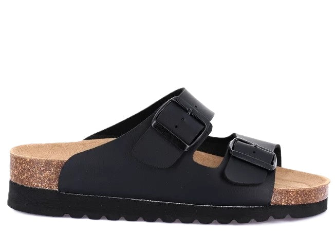HOLA CB2445 NERO CIABATTA SANDALO DONNA