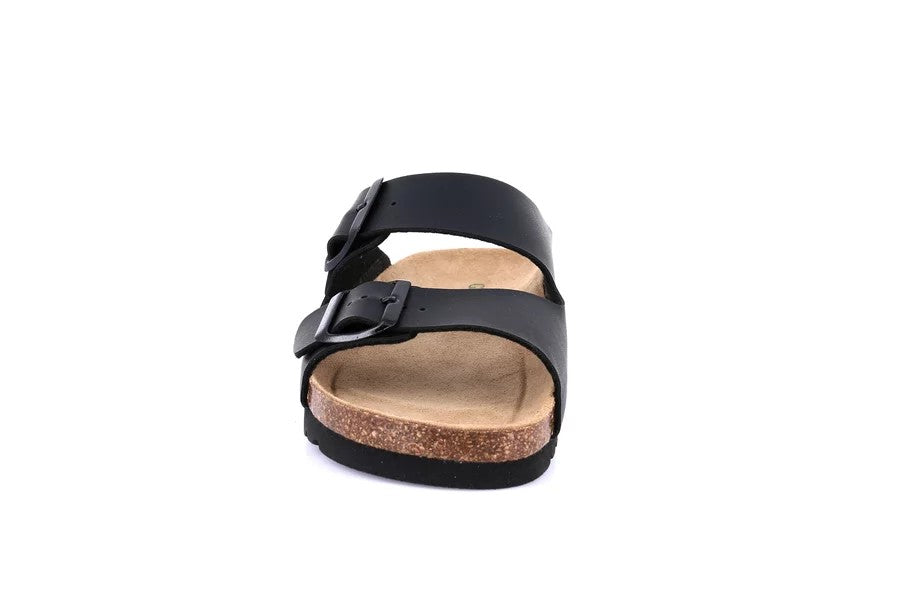 HOLA CB2445 NERO CIABATTA SANDALO DONNA