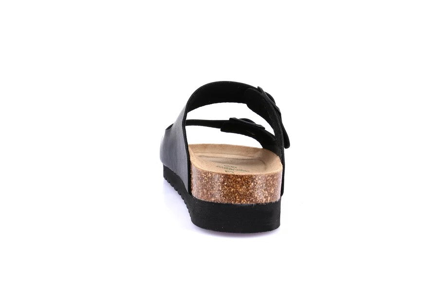 HOLA CB2445 NERO CIABATTA SANDALO DONNA
