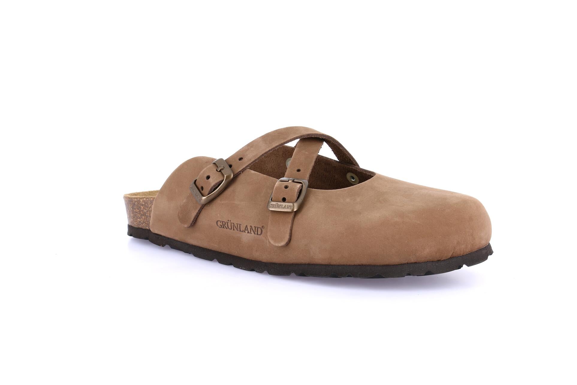 SARA CB6684 MARRON SABOT DONNA