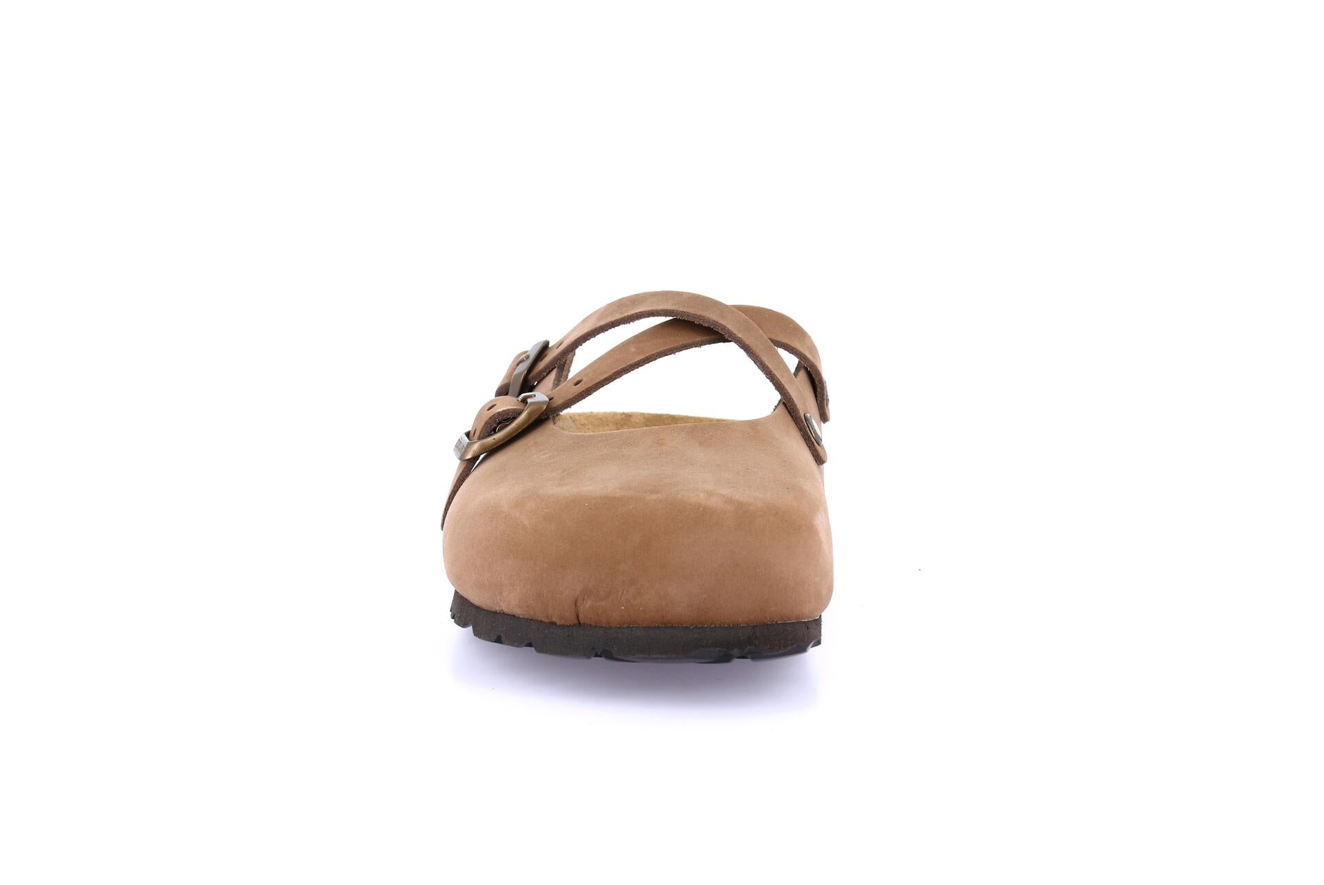 SARA CB6684 MARRON SABOT DONNA