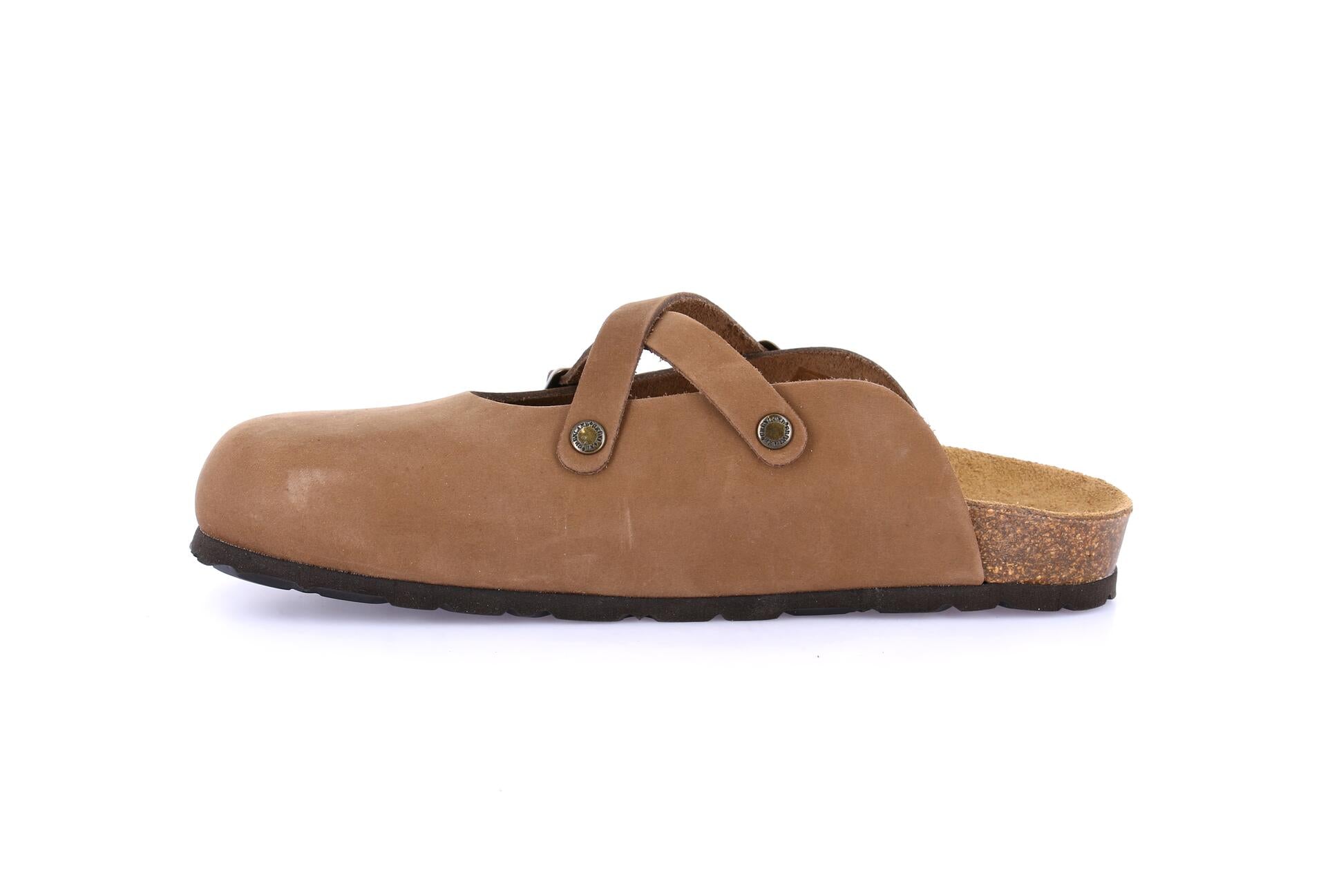 SARA CB6684 MARRON SABOT DONNA
