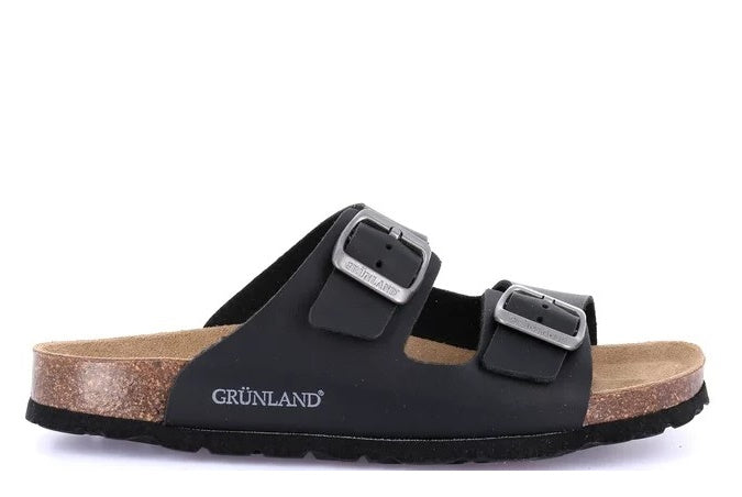 SARA CB4018 NERO CIABATTA SANDALO DONNA