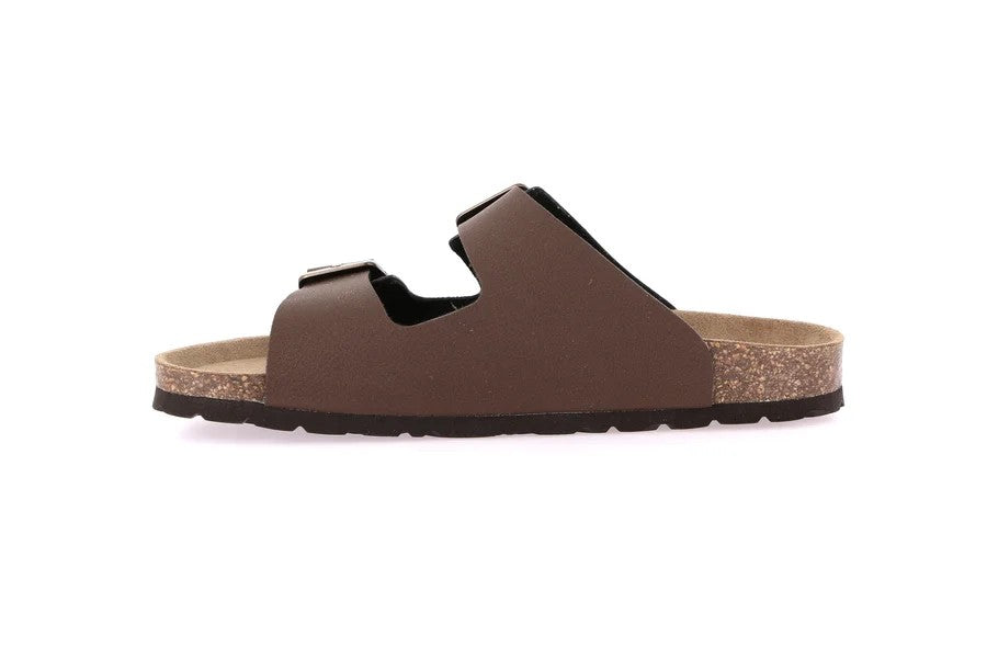 SARA CB1557 MARRON CIABATTA SANDALO DONNA