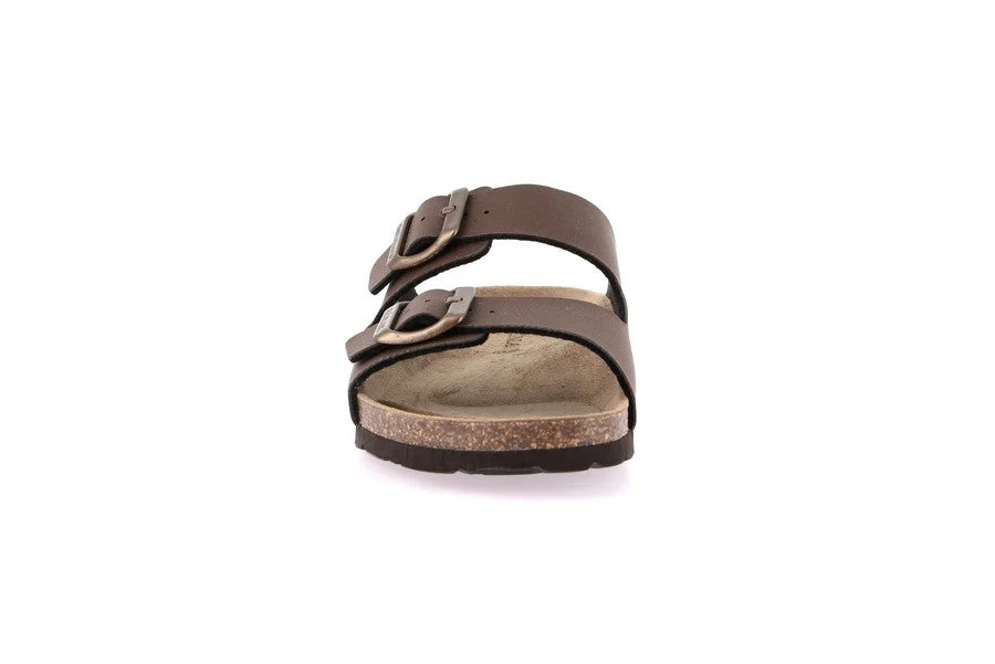 SARA CB1557 MARRON CIABATTA SANDALO DONNA
