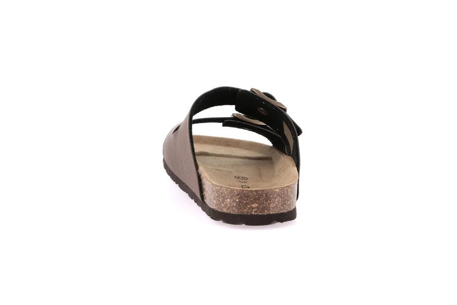 SARA CB1557 MARRON CIABATTA SANDALO DONNA