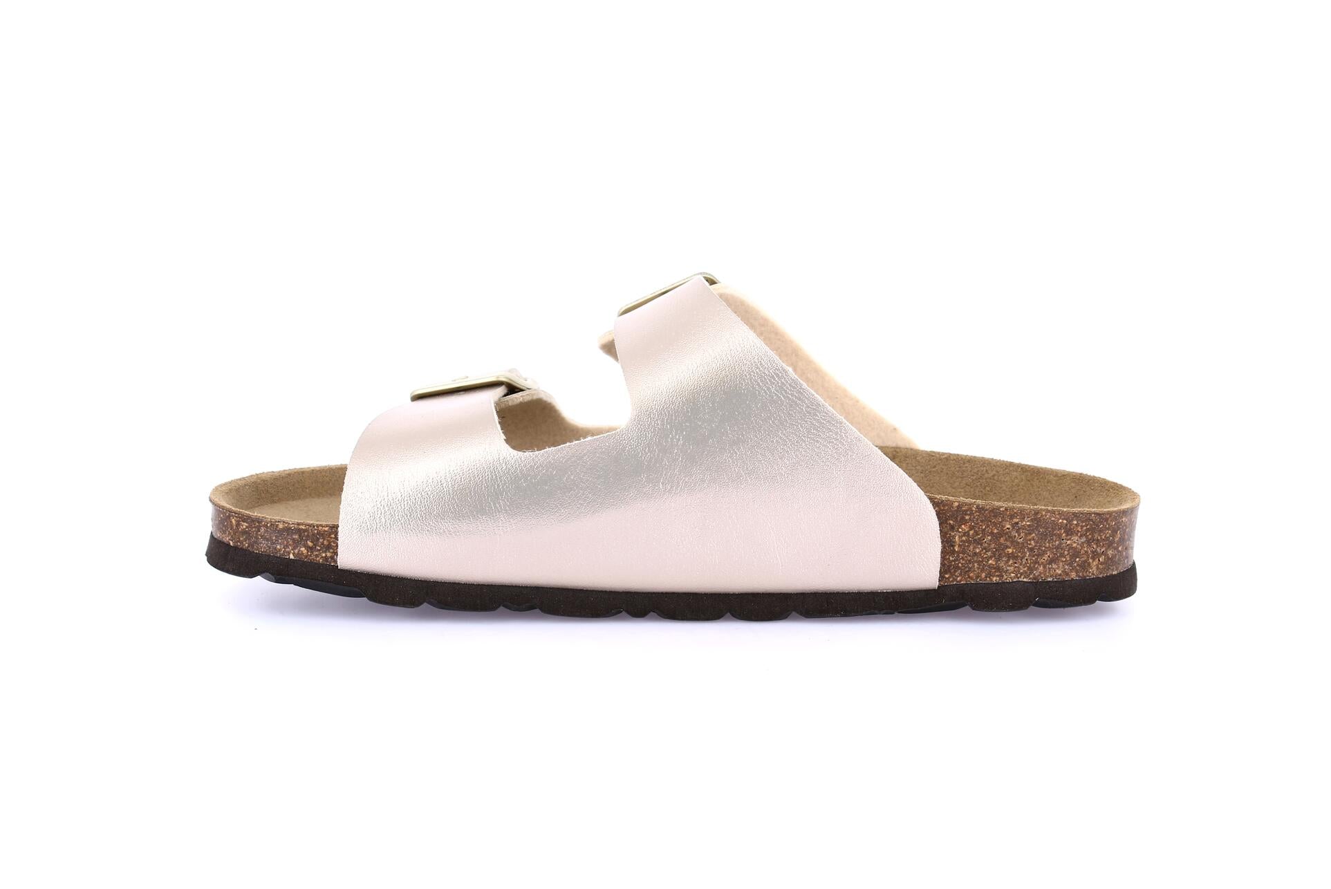 SARA CB2425 PLATINO CIABATTA SANDALO DONNA