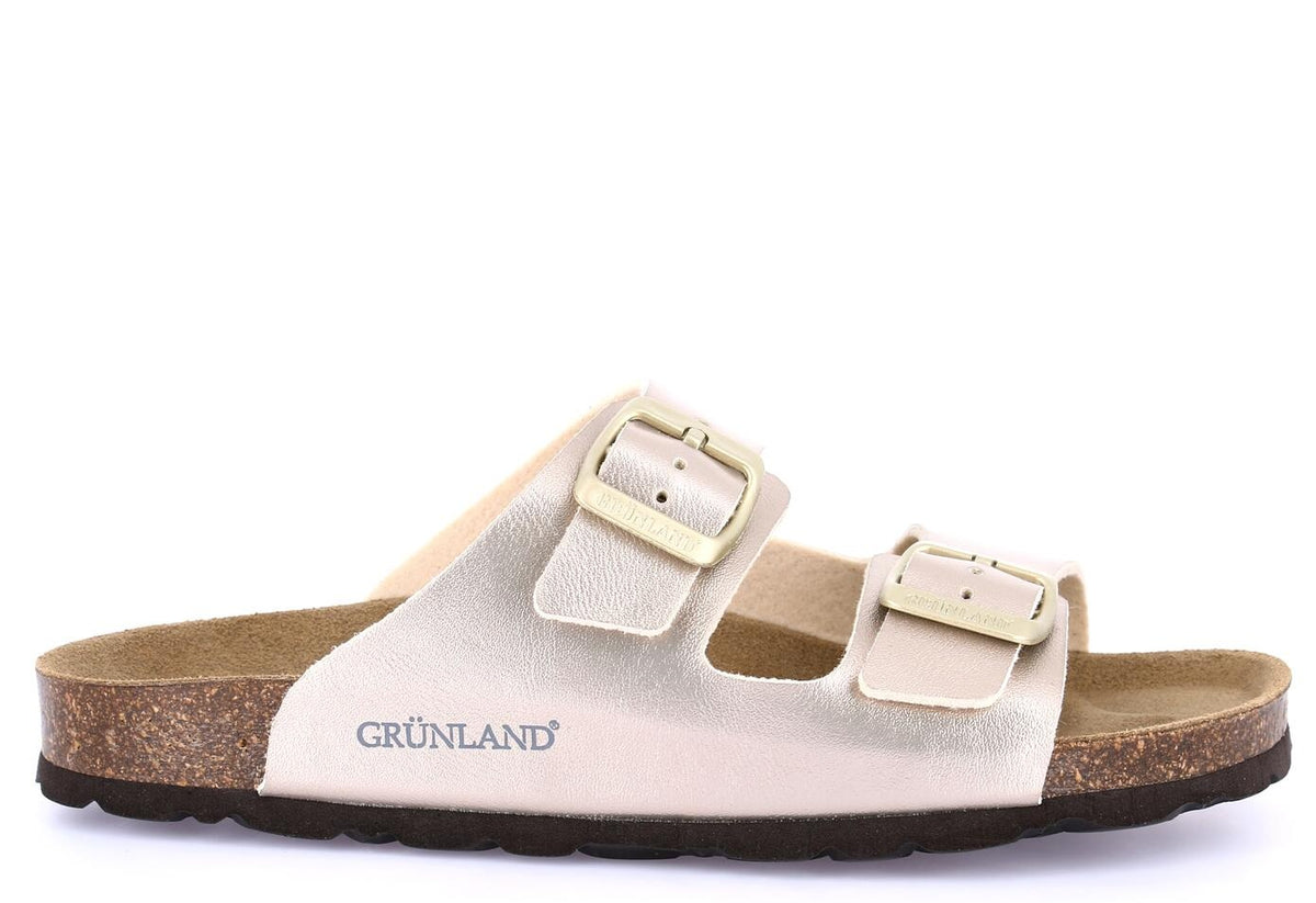 SARA CB2425 PLATINO CIABATTA SANDALO DONNA