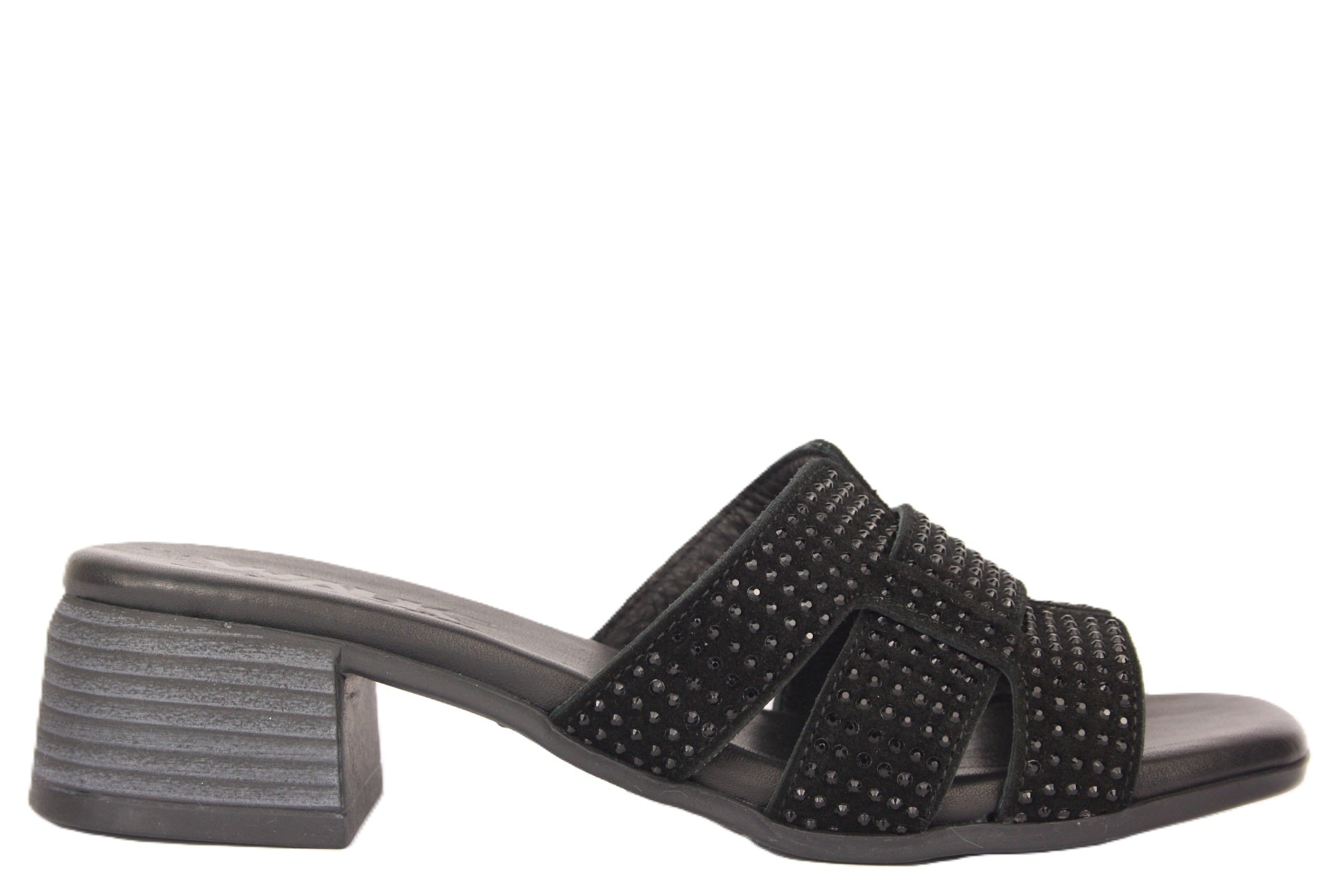 K56075Q NERO CIABATTA SANDALO DONNA