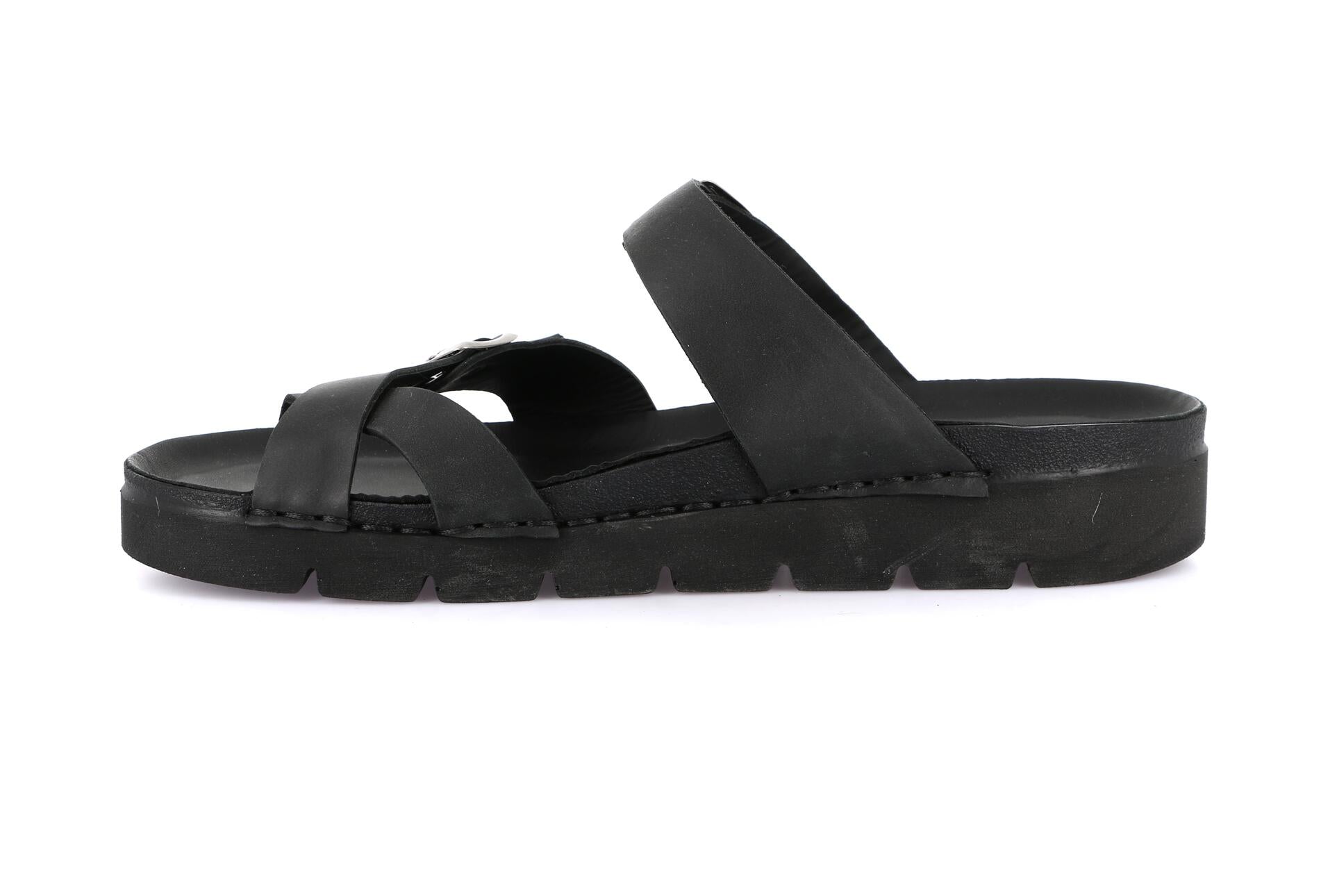 LERO CI3097 NERO CIABATTA SANDALO UOMO