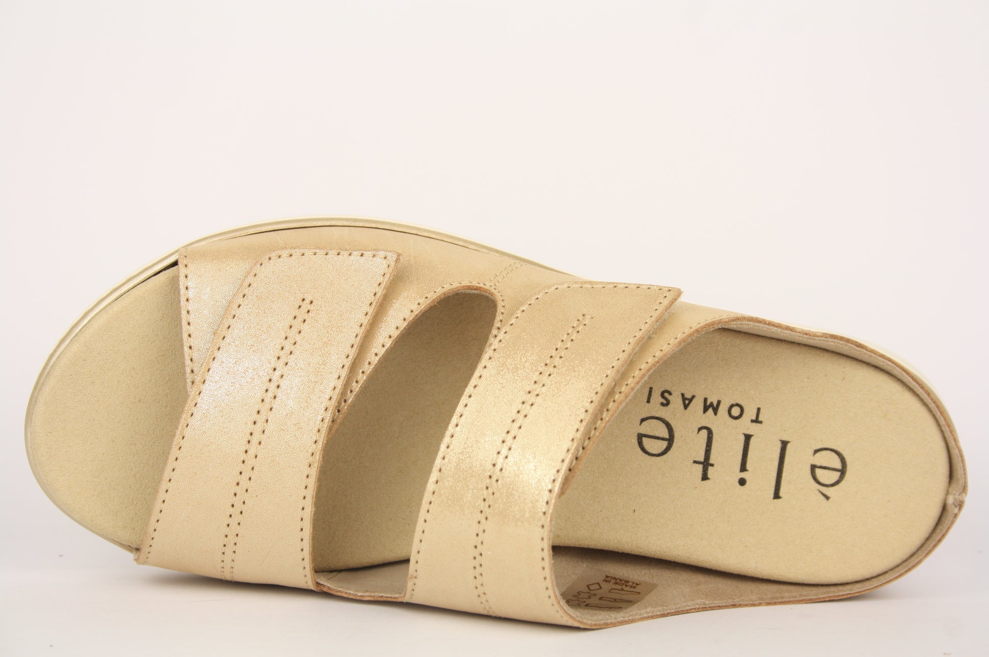 KALANIA - ITALIA PLATINO CIABATTA SANDALO DONNA