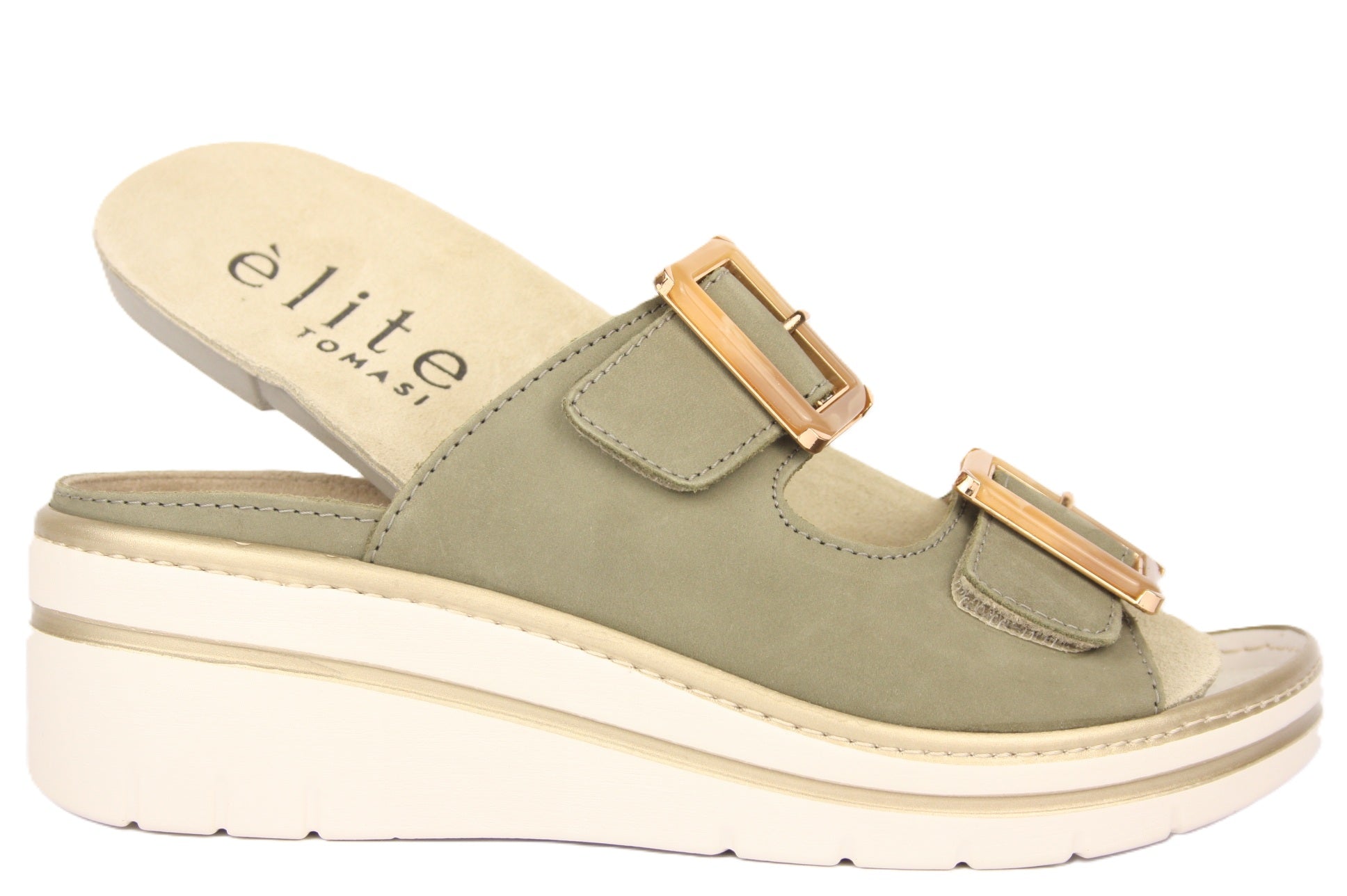 ALEXIS - SUNSET VERDE CIABATTA SANDALO DONNA