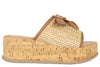 6216 NATURALE CIABATTA SANDALO DONNA