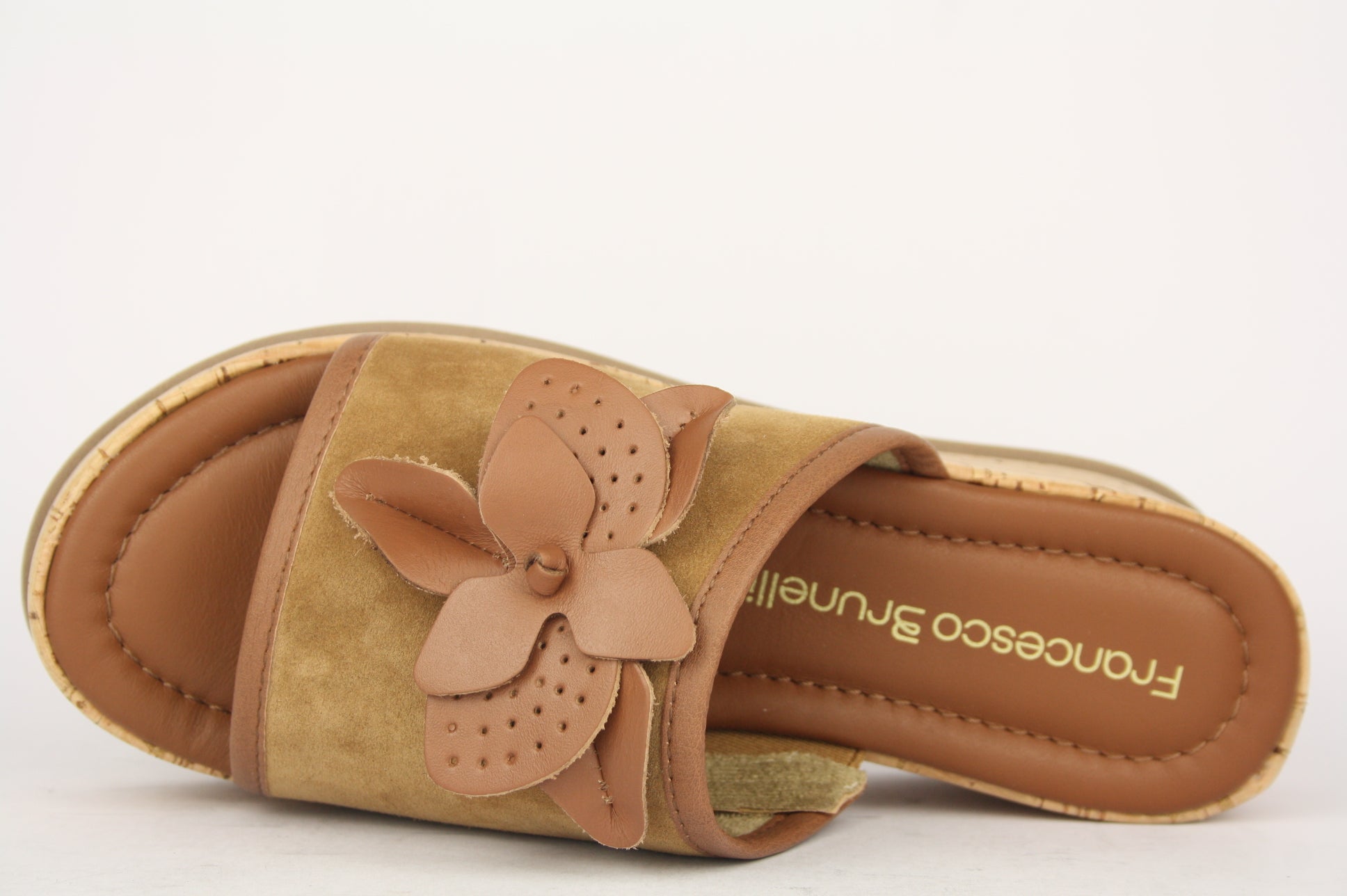 6216 CUOIO CIABATTA SANDALO DONNA