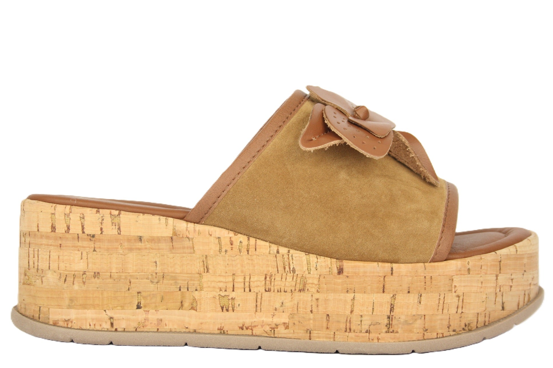 6216 CUOIO CIABATTA SANDALO DONNA