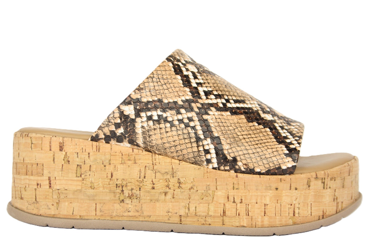 6206 MARRON CIABATTA SANDALO DONNA