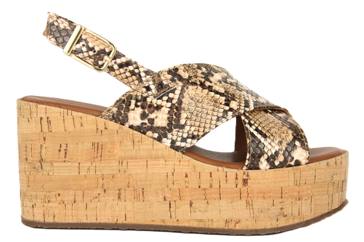 6337 MARRON SANDALO DONNA