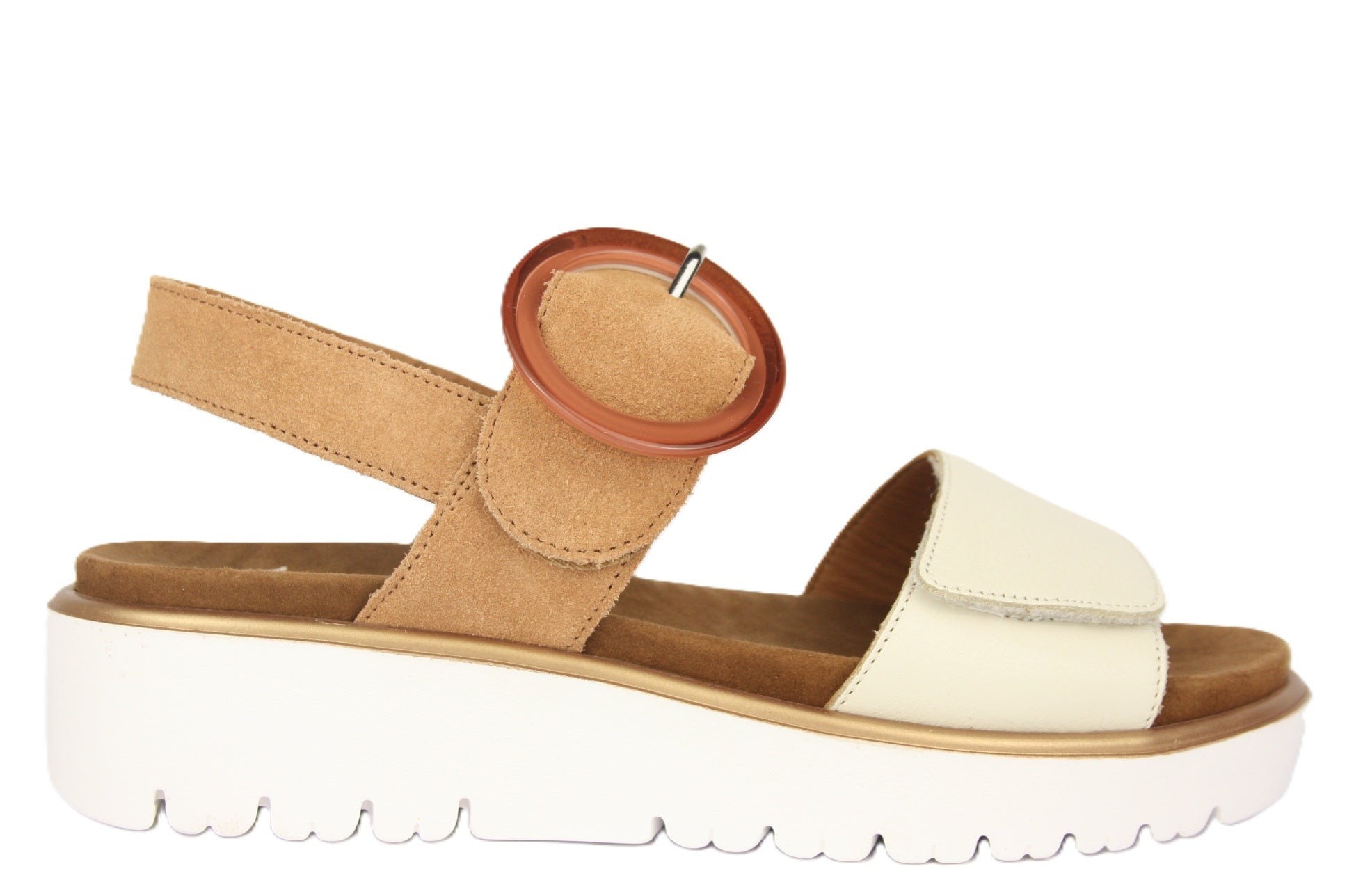 1233505 BIC/BEGE SANDALO DONNA