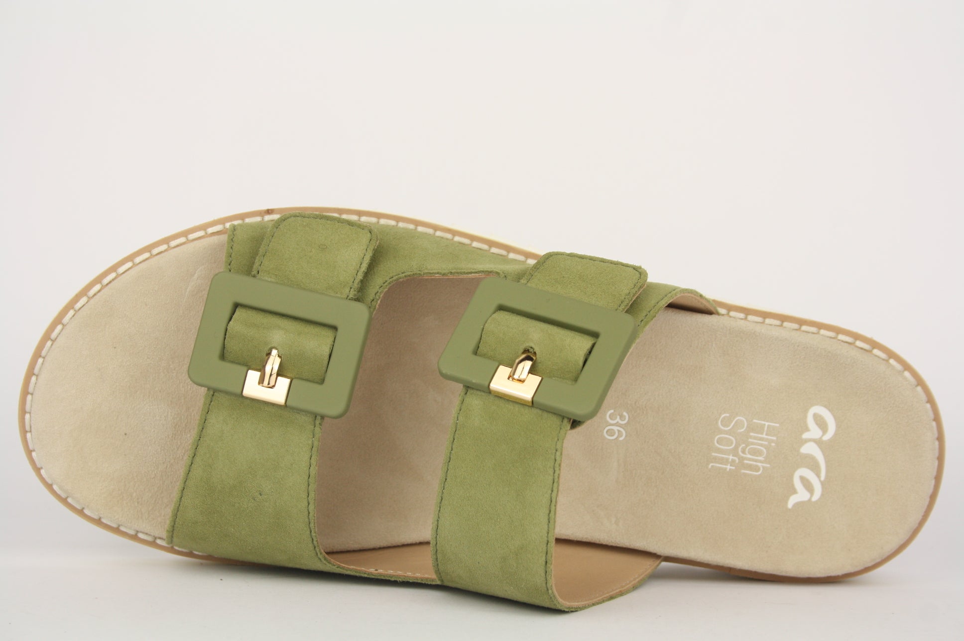 1228132 VERDE CIABATTA SANDALO DONNA