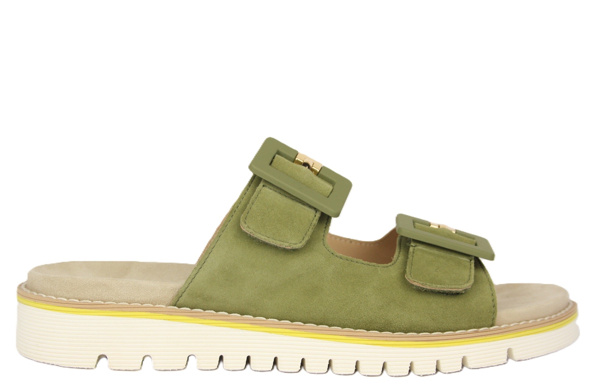 1228132 VERDE CIABATTA SANDALO DONNA