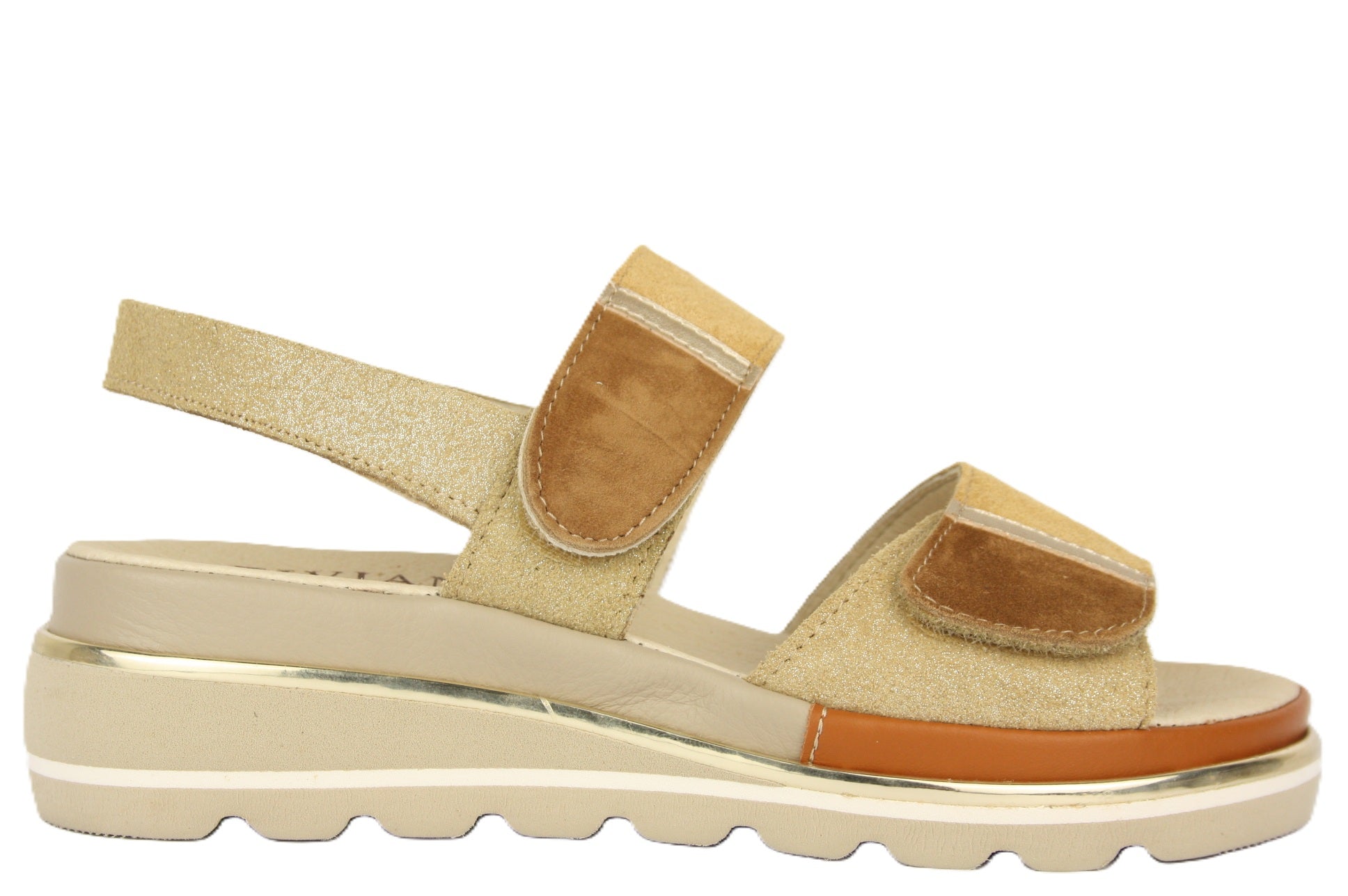 151 ISCHIA BIC/BEGE SANDALO DONNA