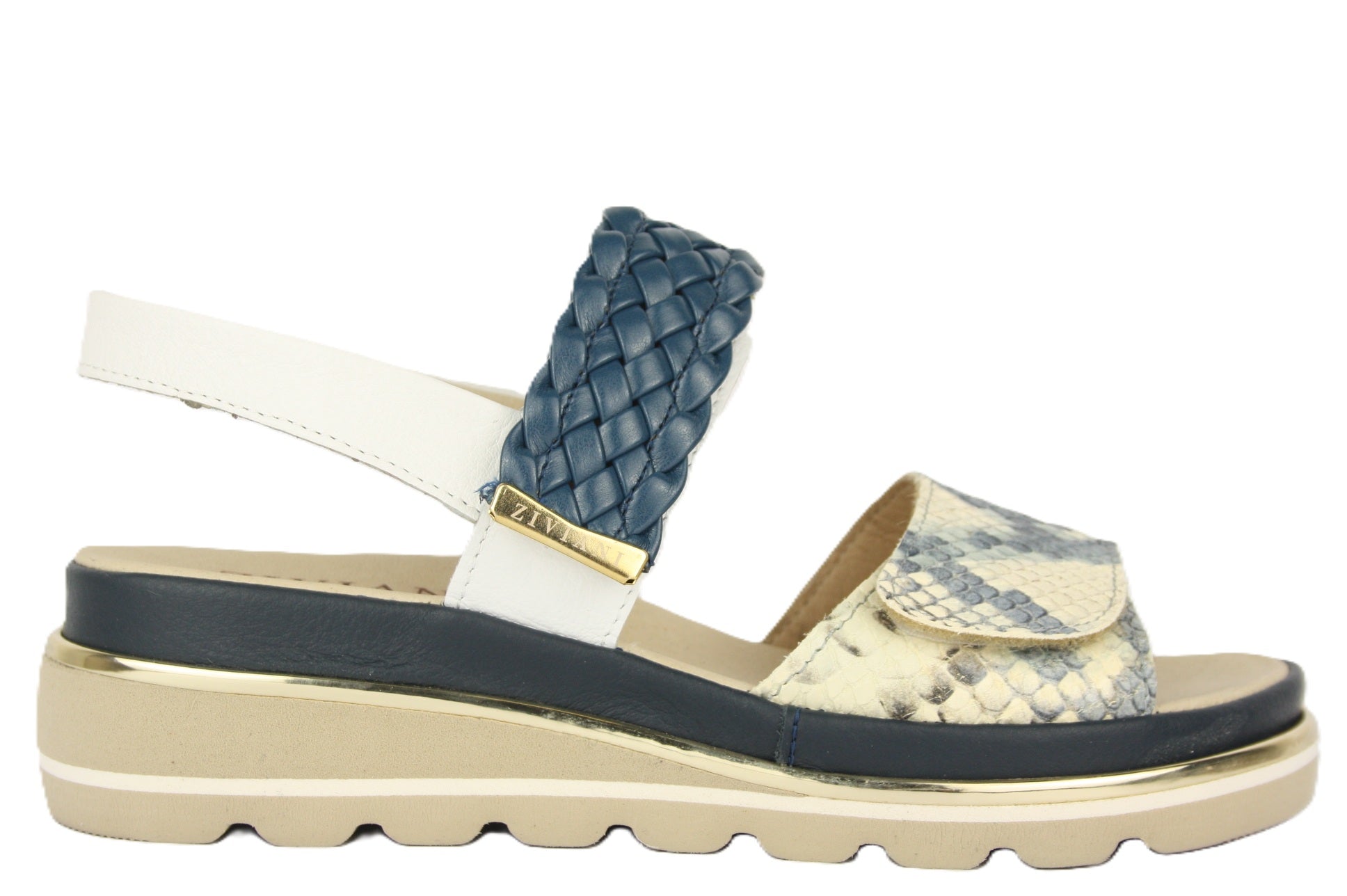 179 ISCHIA BLU SANDALO DONNA