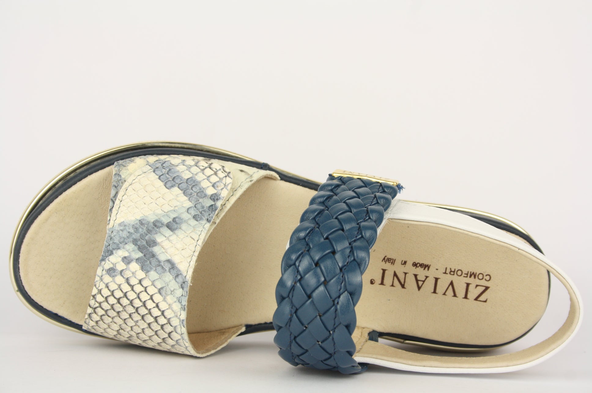 179 ISCHIA BLU SANDALO DONNA