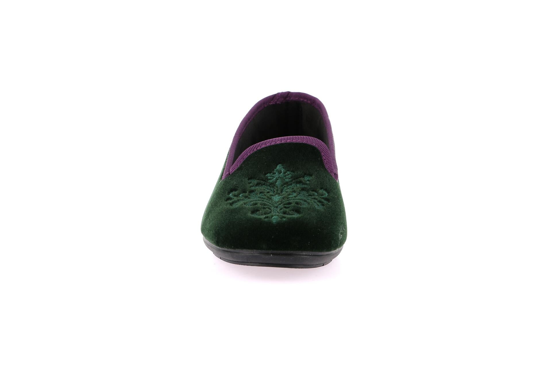 TEXI PA0895 VERDE PANTOFOLA TUTTA CHIUSA DONNA