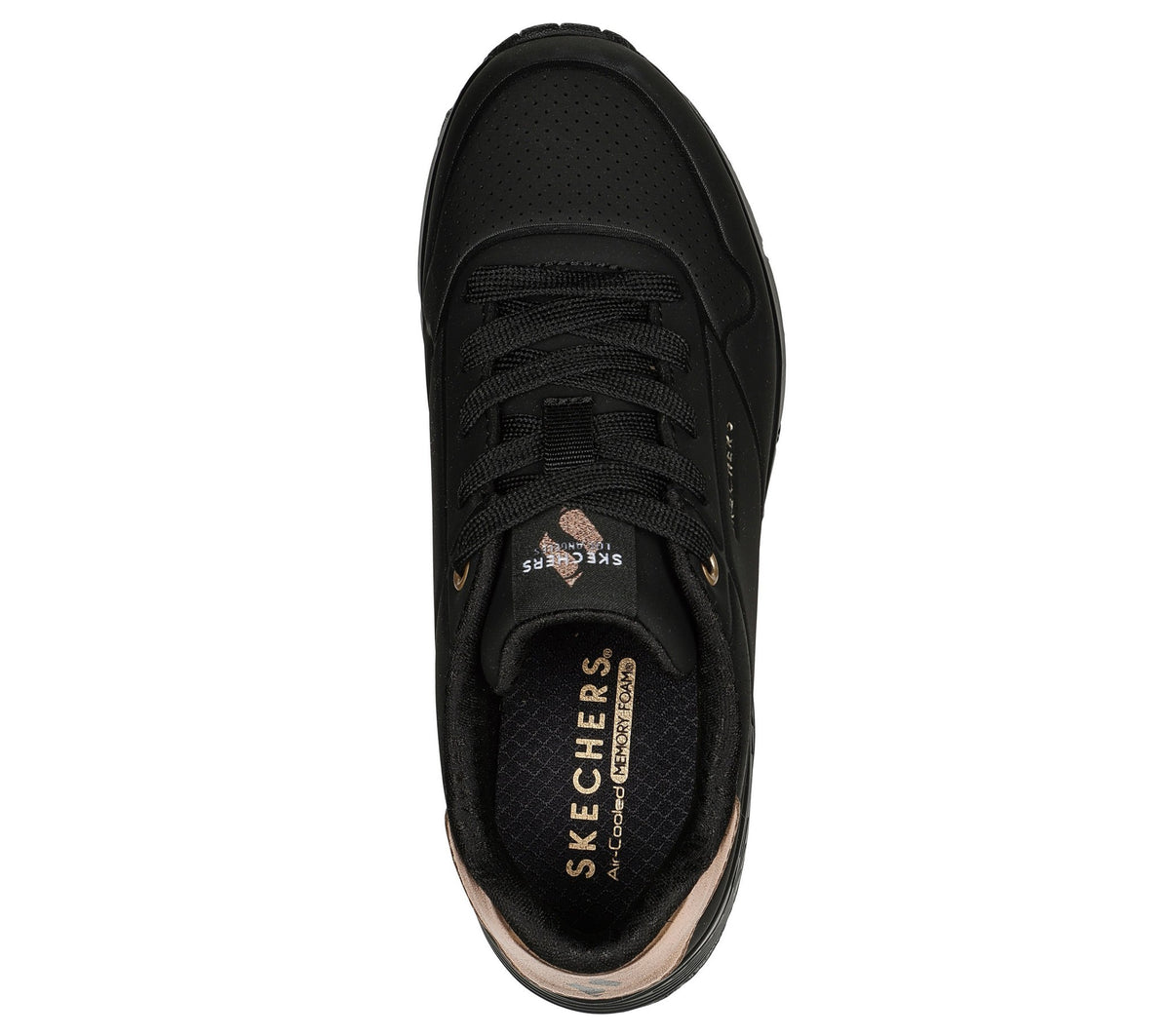 310545L UNO SHIMMER NERO LACCI BAMBINO