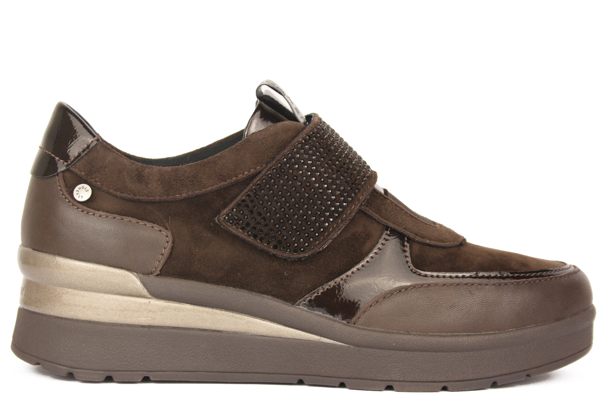 CREAM 68 MARRON CHIUSURA A STRAPPO DONNA
