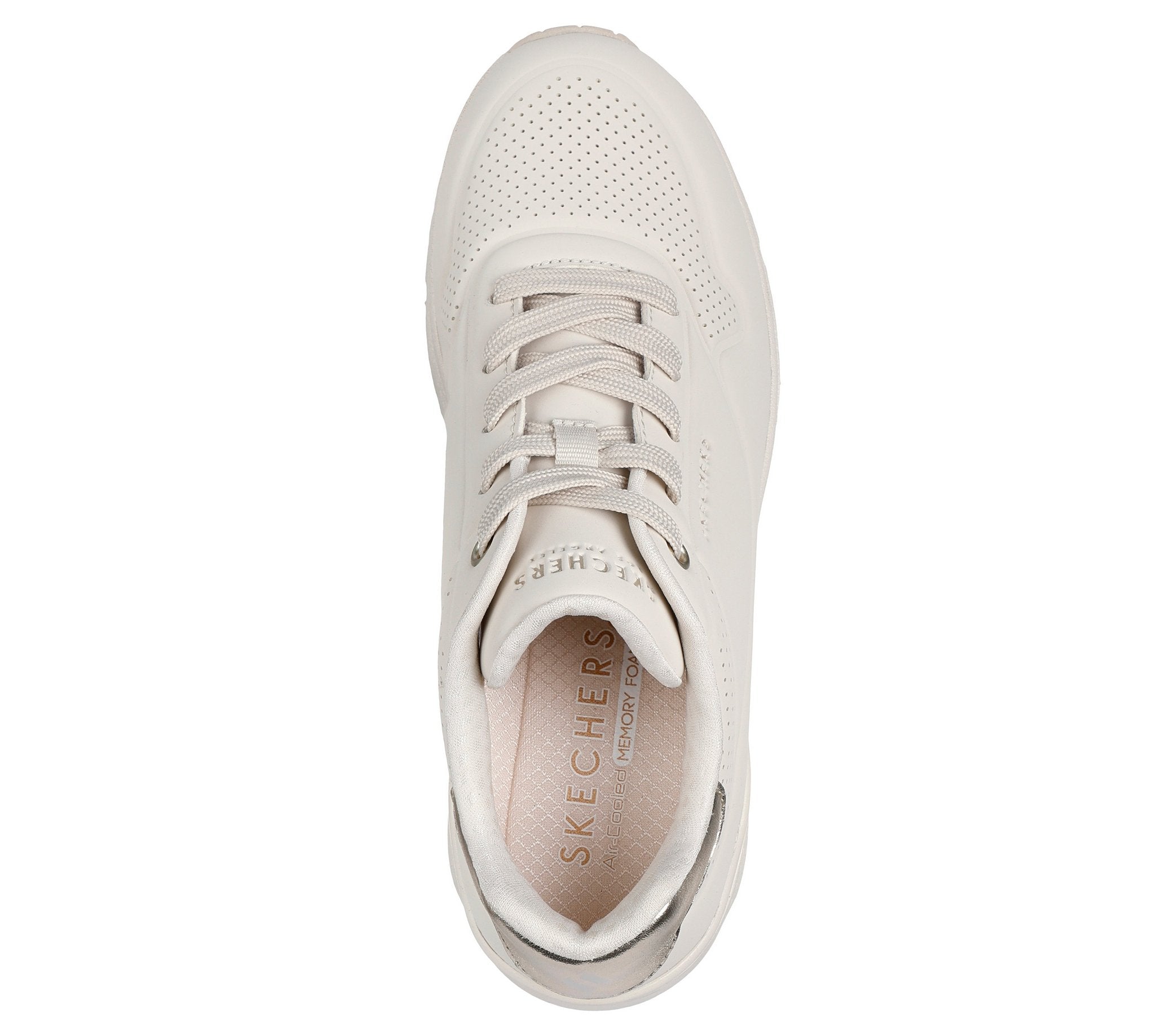 177520 UNO WEDGE AVORIO LACCI DONNA