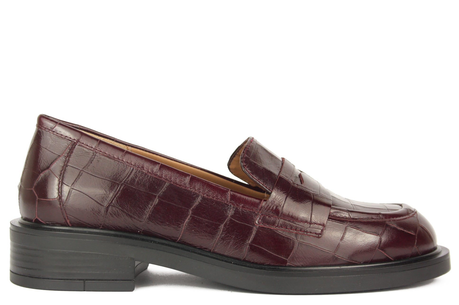 R45040Q BORDEAUX MOCASSINO DONNA