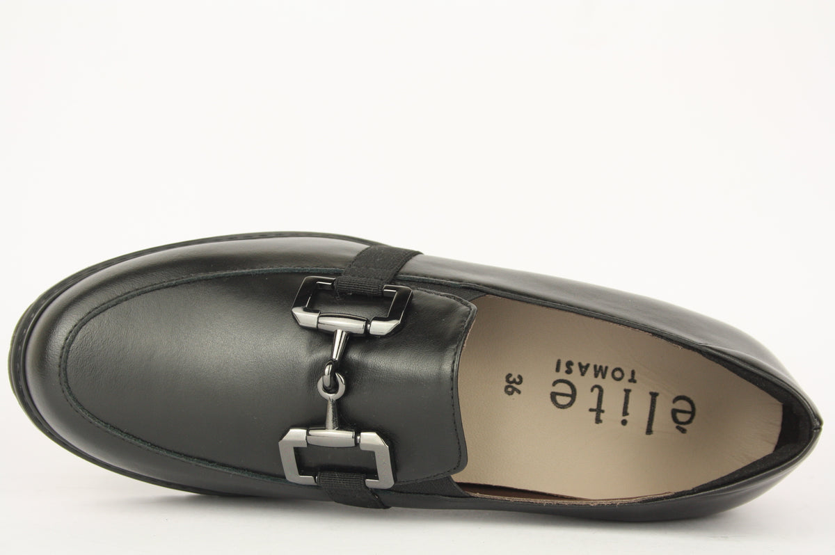 LEANDRA - N.ALMA NERO MOCASSINO DONNA