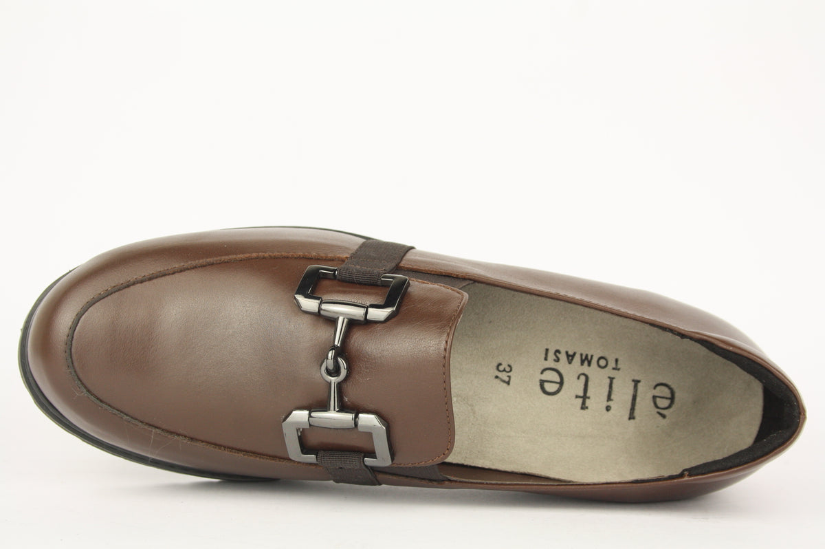 LEANDRA - N.ALMA MARRON MOCASSINO DONNA