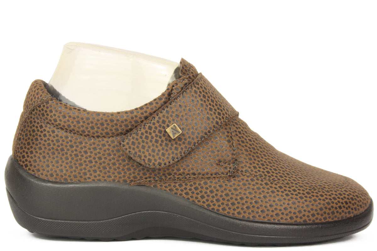 REPOVESI 4626 MARRON CHIUSURA A STRAPPO DONNA