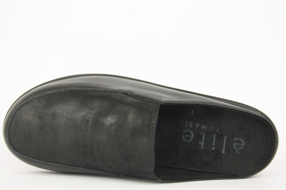 NEW AMBRA - BELLA NERO PANTOFOLA PUNTA CHIUSA DONNA