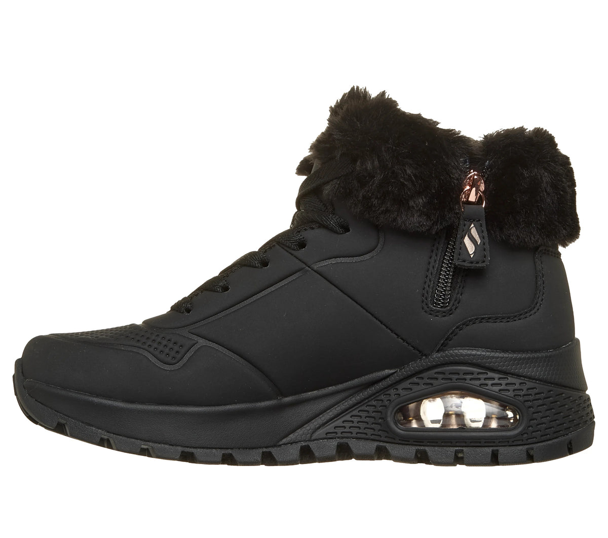 190285 UNO RUGGED NERO POLACCO DONNA