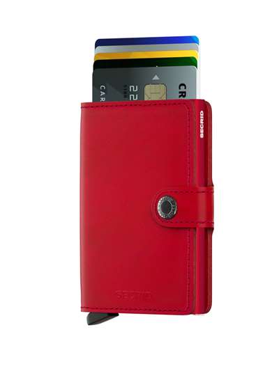 Secrid MINIWALLET ORIGINAL Rosso Accessori Unisex 