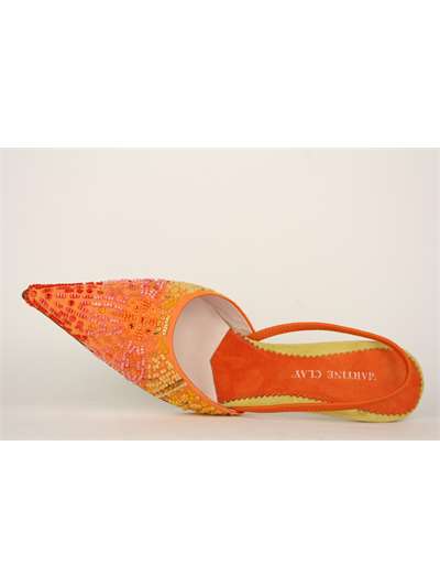 Martine Clay 316 Arancio Scarpe Donna 