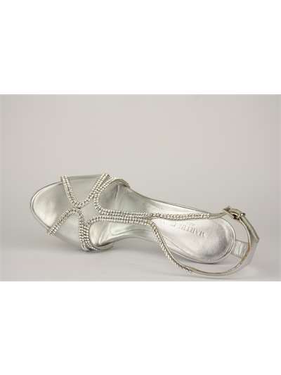 Martine Clay 2082 Argento Scarpe Donna 