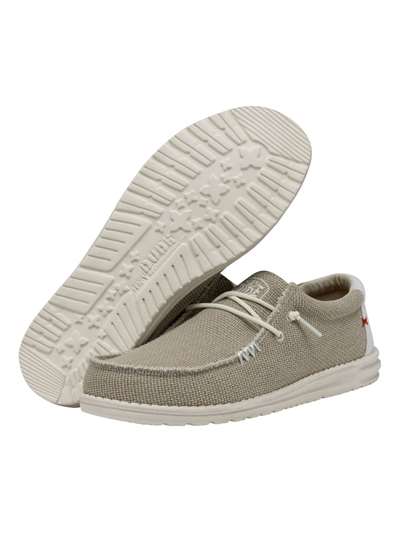 Dude WALLY BRAIDED Beige Scarpe Uomo 