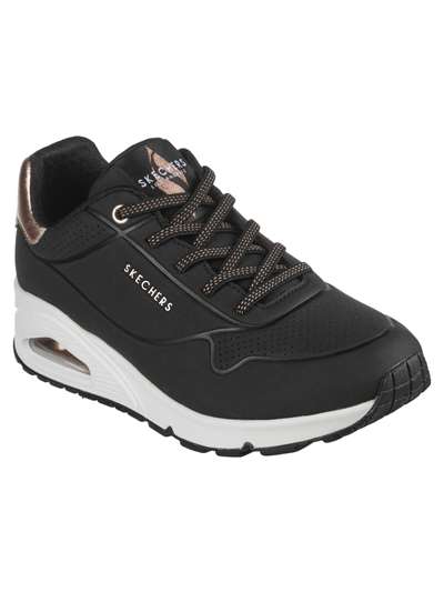 Skechers 155196 UNO Nero Scarpe Donna 